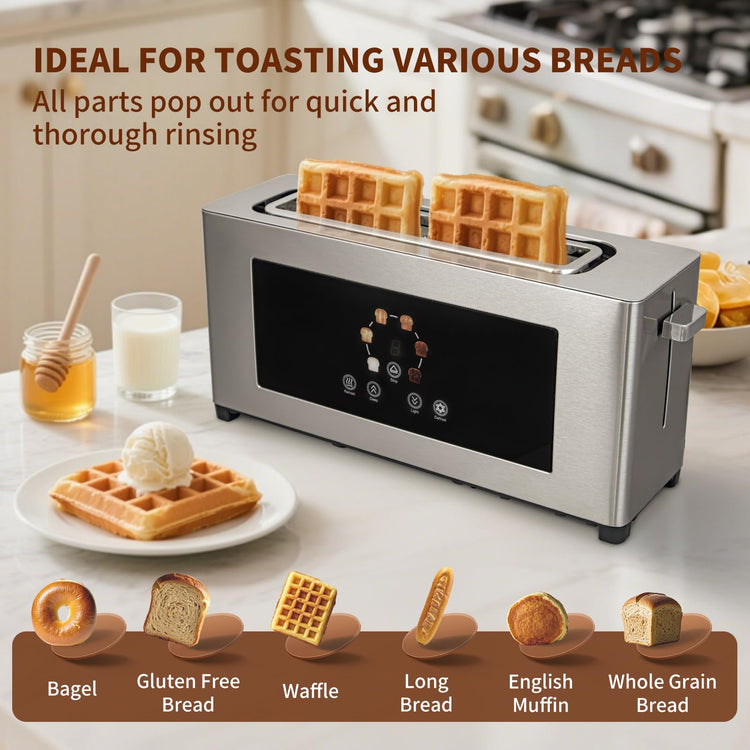 2 Slice Toaster with Touch Screen