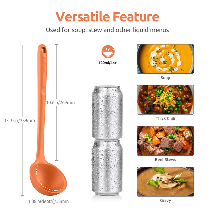 13 inch Silicone Soup Ladle