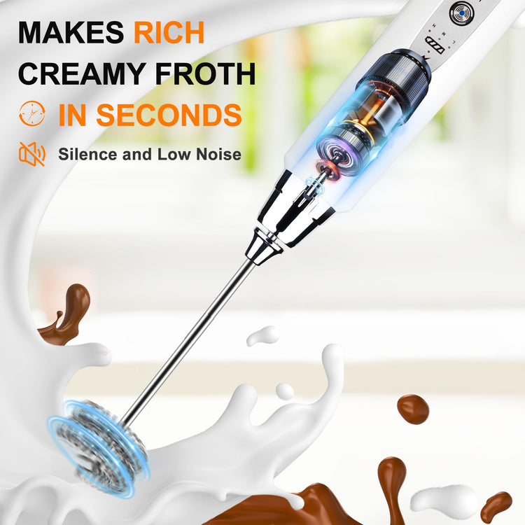 Handheld Milk Frother Wand for Coffee