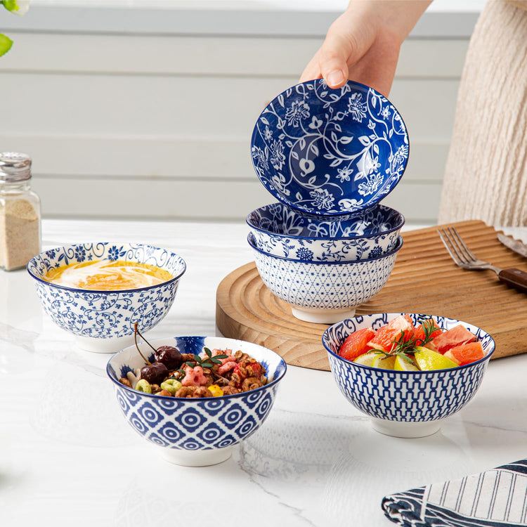 12 Oz Ceramic Dessert Bowls Set of 6 (6 Count)