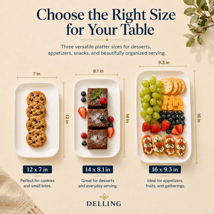 Large Serving Platter Set of 3 (3 Count)