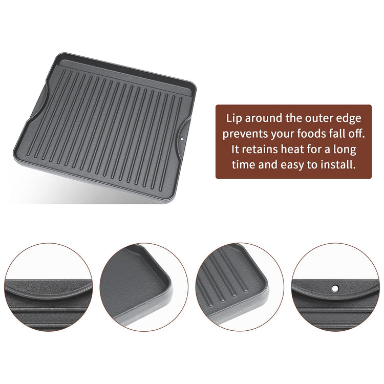 Reversible Cast Iron Griddle for Camp Chef Stoves