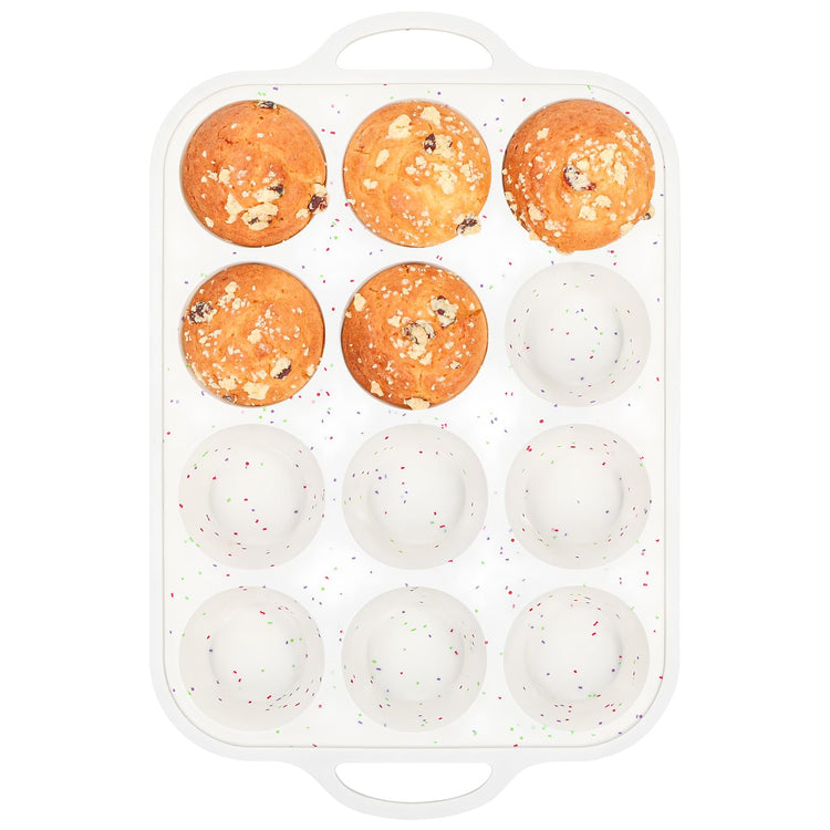 Silicone Muffin Pans for Baking 1 Pack
