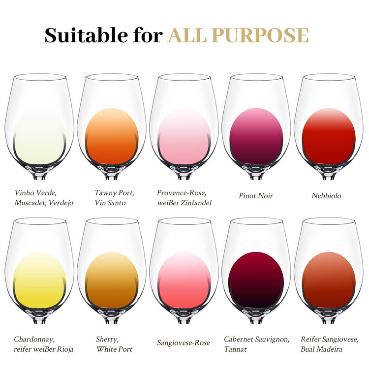 Crystal Wine Glasses (2 Count)