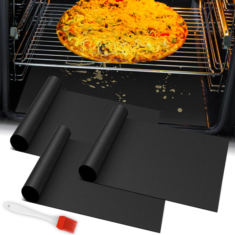 Oven Liners for Bottom of Electric Gas Oven (3 Count)