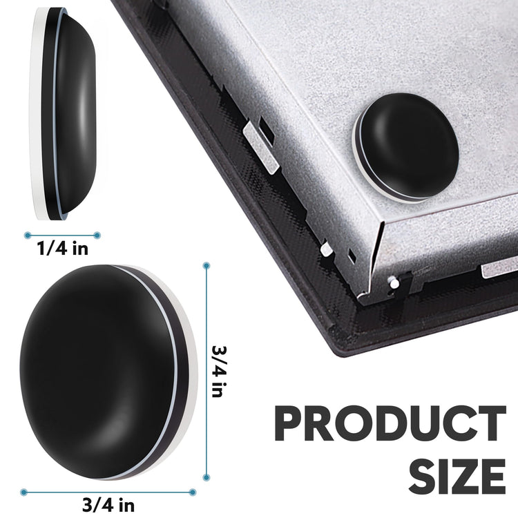 Appliance Sliders for Kitchen Black 24 PCS Self (24 Count)