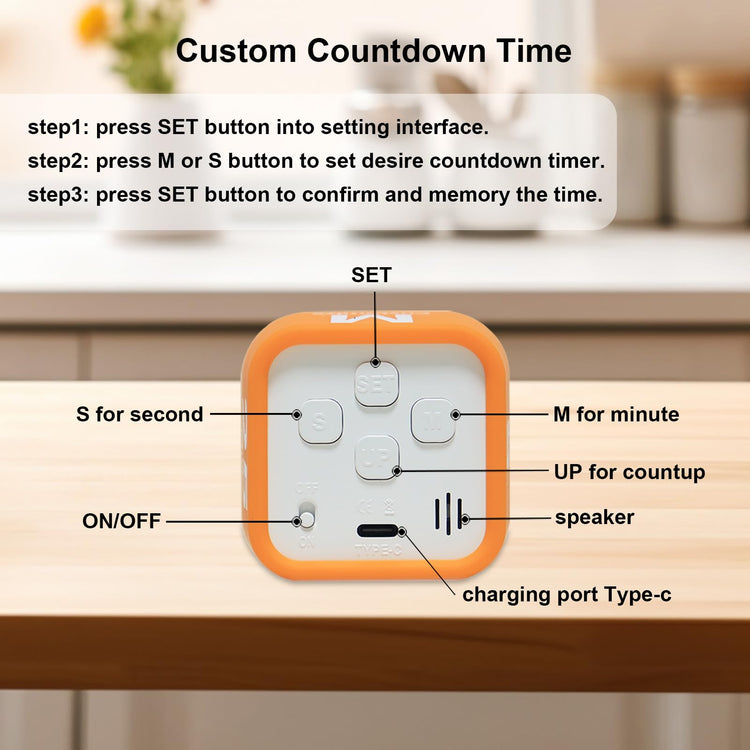 Rotating Cube Pomodoro Visual Timer 5