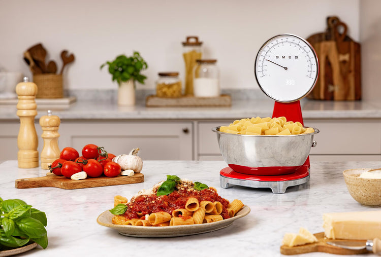 Retro Style Analog & Digital Kitchen Scale