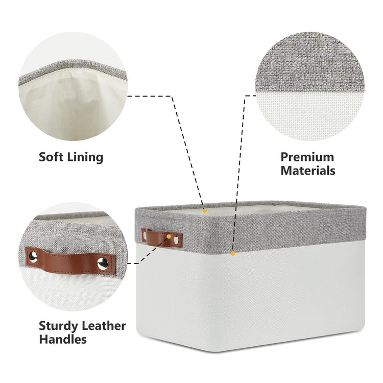 Storage Baskets for Organizing (3 Count)