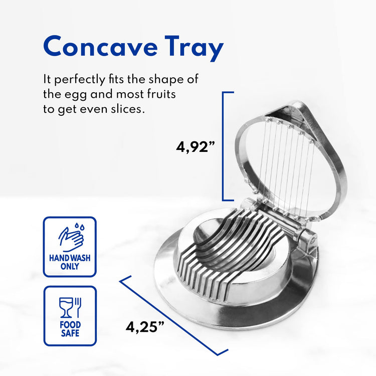 Commercial Grade Aluminum Egg Slicer