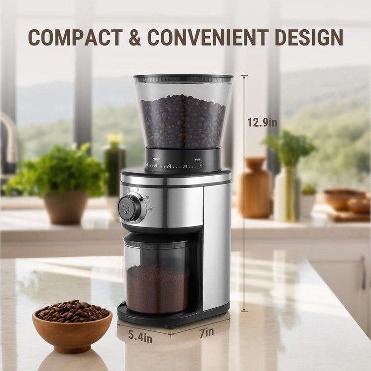 Conical Burr Coffee Grinder Electric