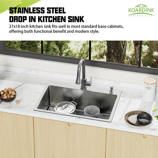 27x18 Inch Kitchen And Bar Sink