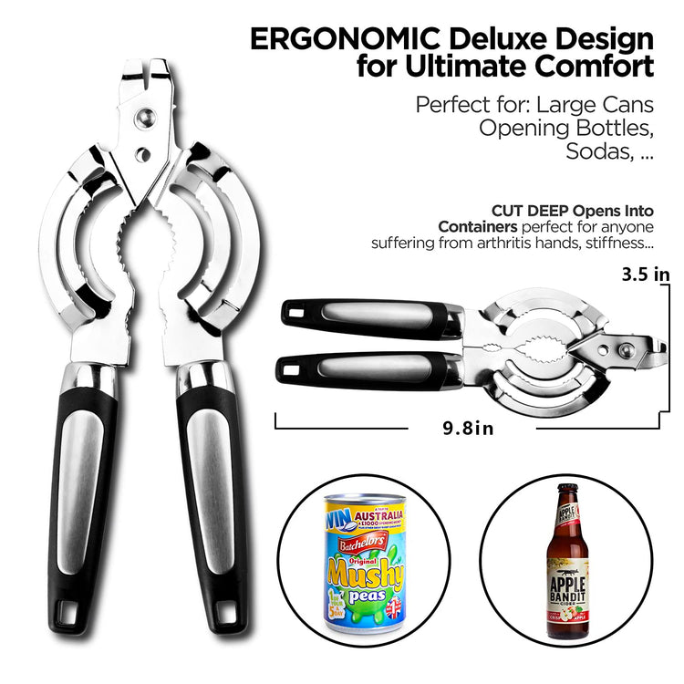 Jar Opener Adjustable Bottle Opener For Seniors with Arthritis