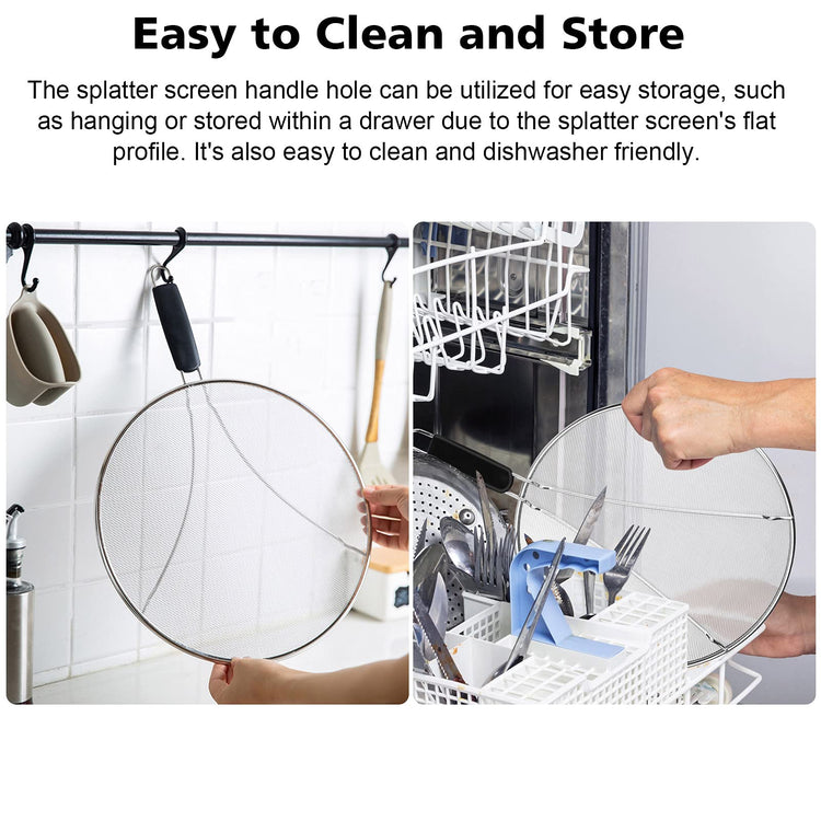 Splatter Screen for Frying Pan