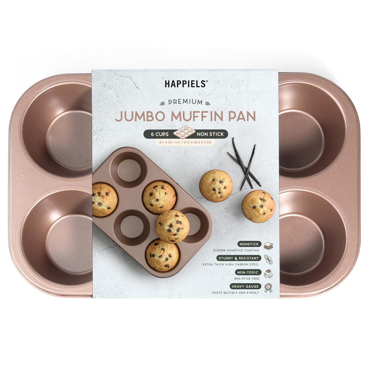 6 Cup Jumbo Muffin Pan Nonstick