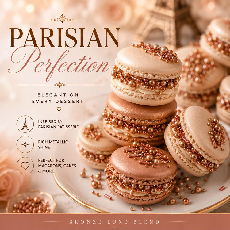 Fusion Rose Gold Metallic Sprinkles Mix (4.2 Ounce)