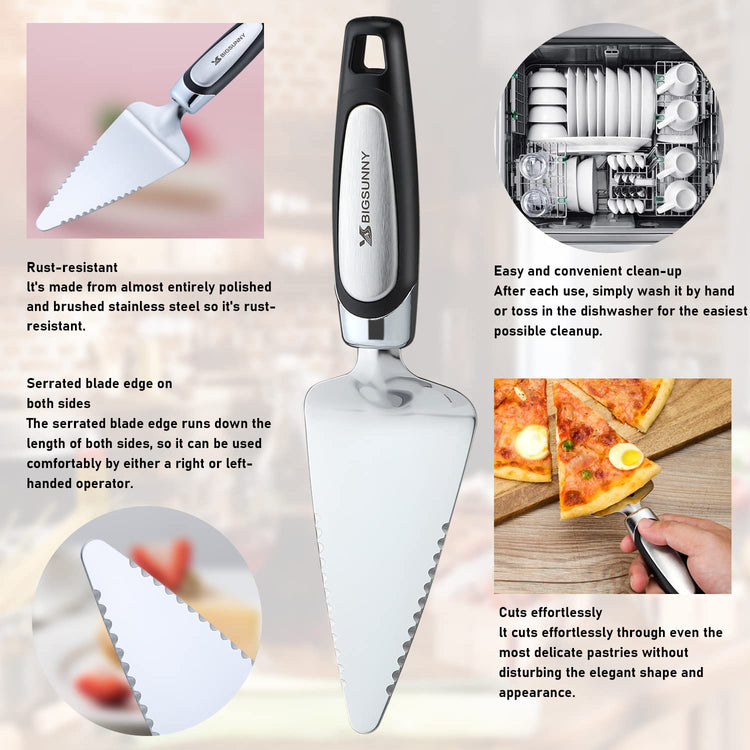 Pie Server Cake Server Stainless Steel Pizza Server