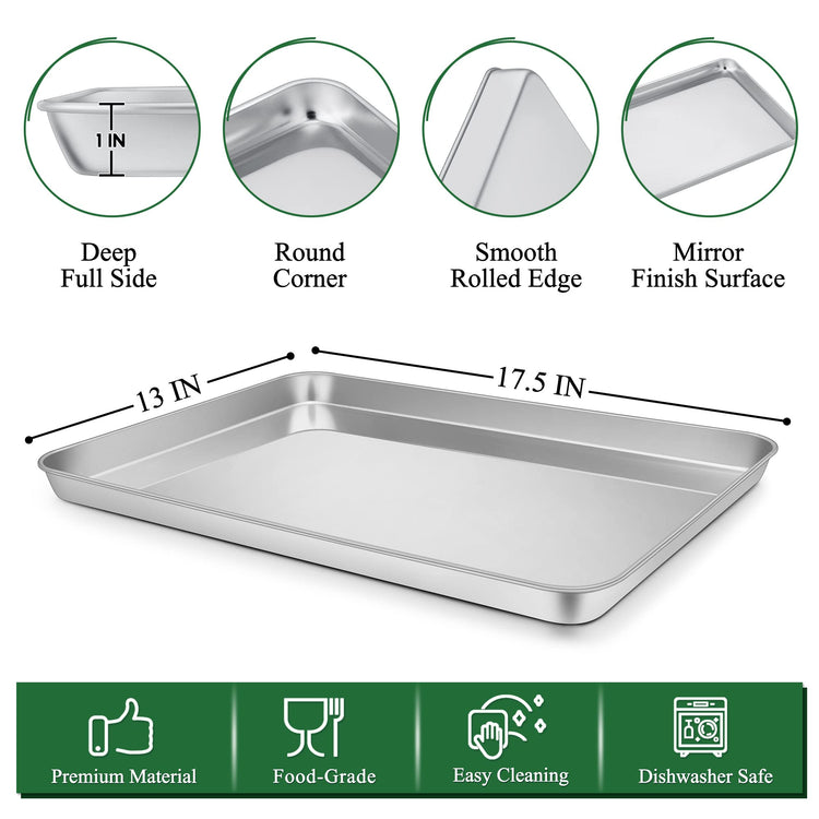 17.5 Inch Baking Sheet Pan and Cooking Rack