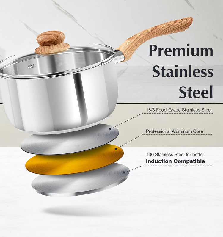 Stainless Steel Saucepan