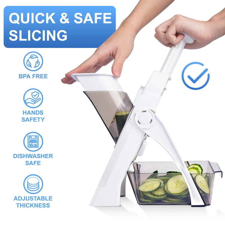 Safe Mandoline Slicer for Kitchen (16 Ounce)