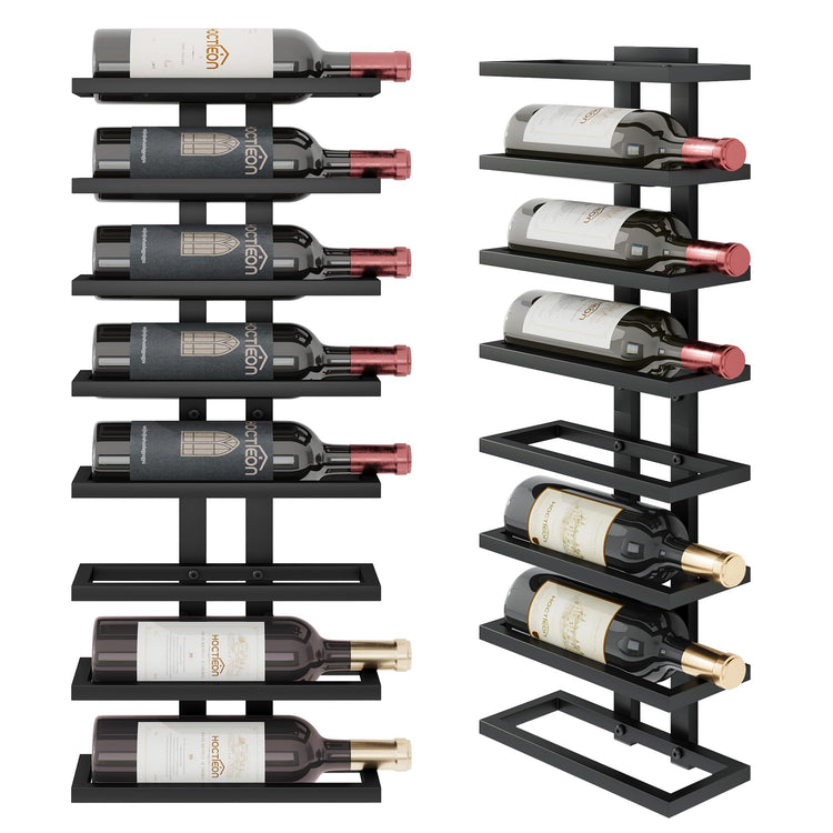 8 Tier Wall Mount Wine Rack (8 Count)