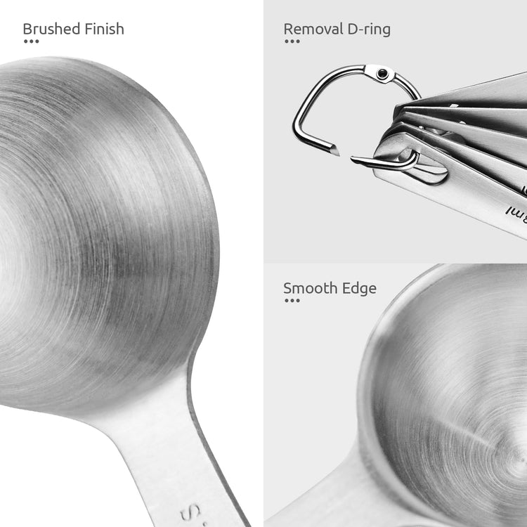 18 8 Stainless Steel Measuring Spoons Set of 5 (5 Count)
