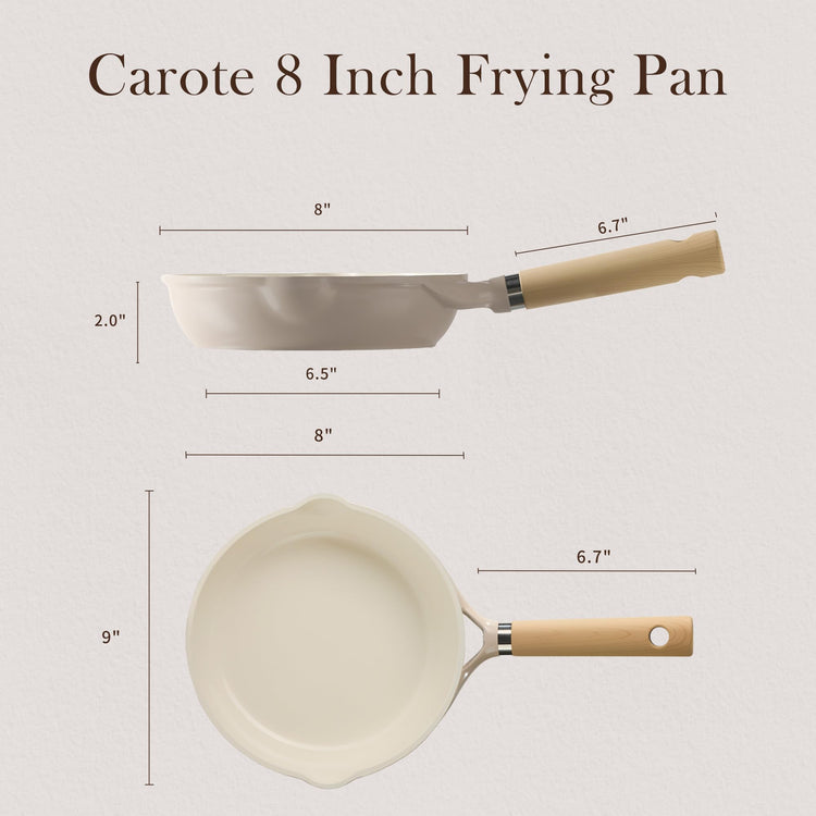 8" Ceramic Frying Pan Skillet