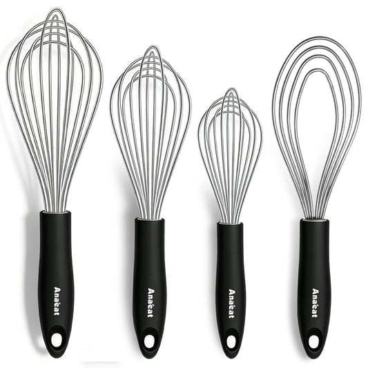 Stainless Steel Kitchen Whisk Set of 4 (4 Count)