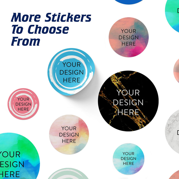 Custom Vinyl Stickers Your Image (100 Count)