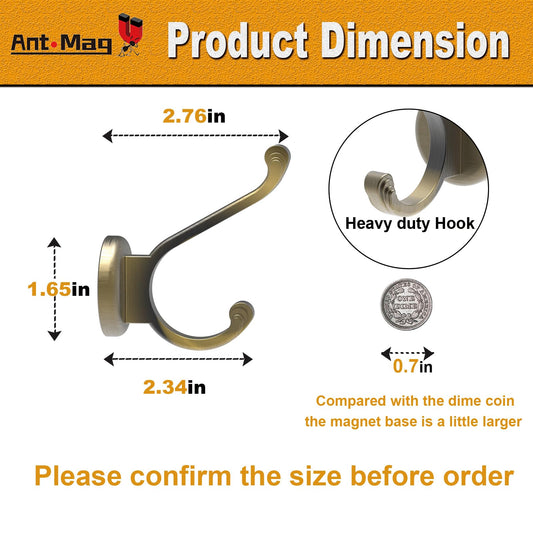 Magnetic Hooks Heavy Duty 140LBS (4 Count)