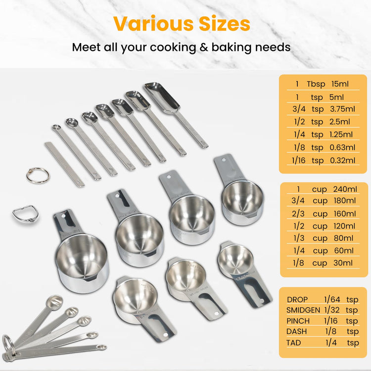 20PCS Measuring Cups and Spoons Set