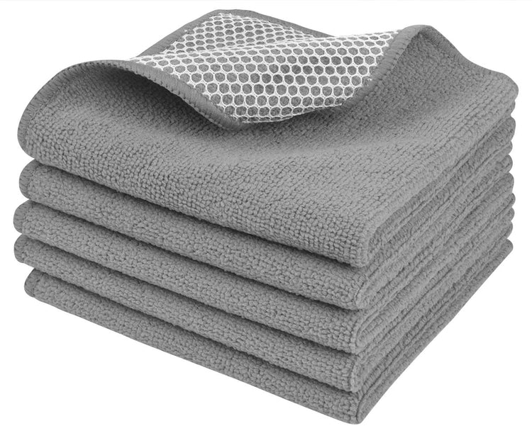 Dish Cloth for Washing Dishes Kitchen Washcloth Cleaning Cloth (5 Count)