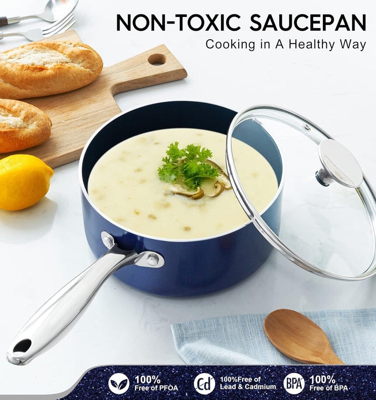 2 Quart Saucepan with Lid
