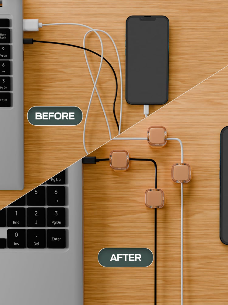 6 Pack Magnetic Cord Holder (6 Count)