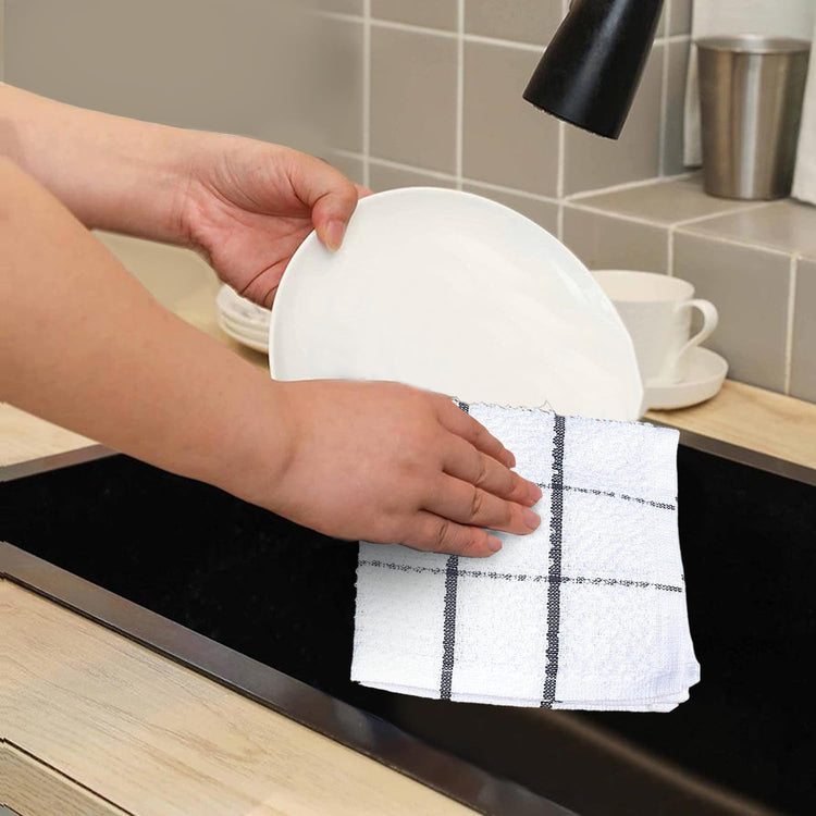 Cotton Kitchen Dish Cloths Set of 8 (8 Count)