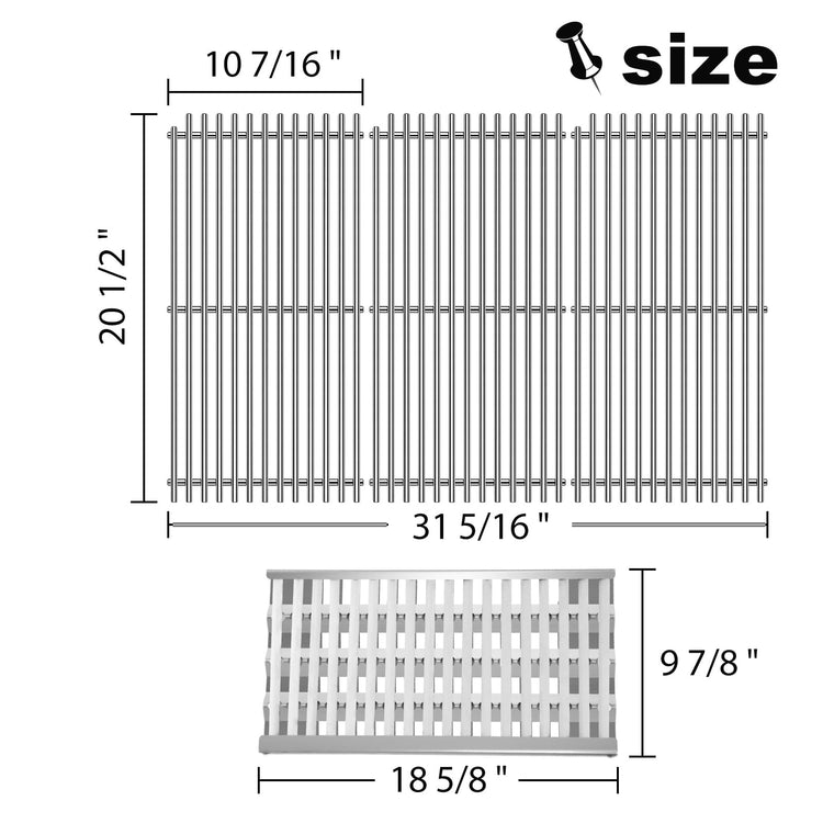 Grill Grates Replacement 54801 92911 for DCS Grill Parts