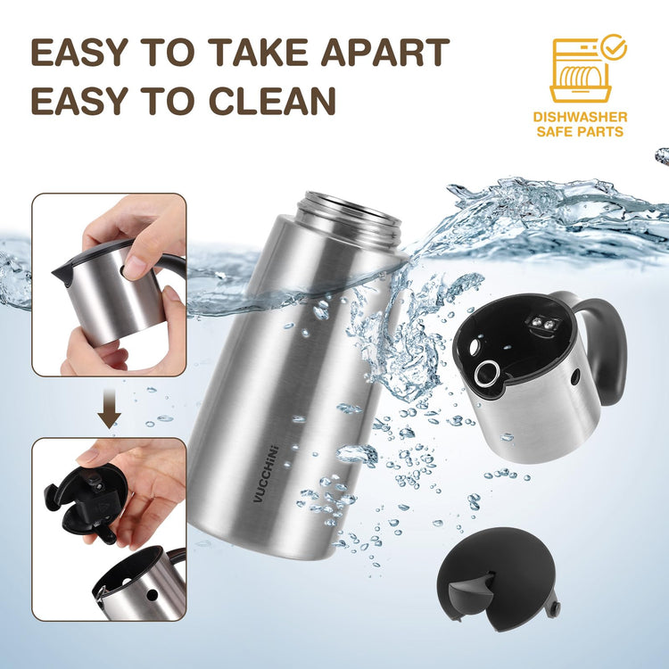 Stainless Steel Olive Oil and Vinegar Dispenser