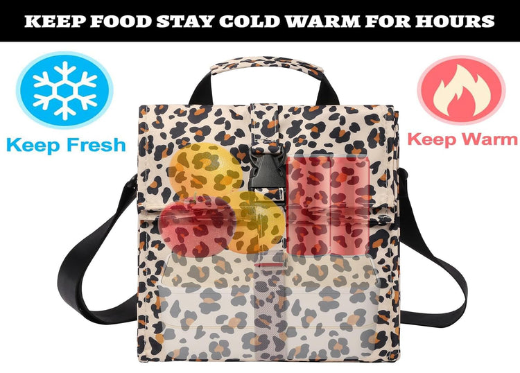 Insulated Foldable Lunch Bag