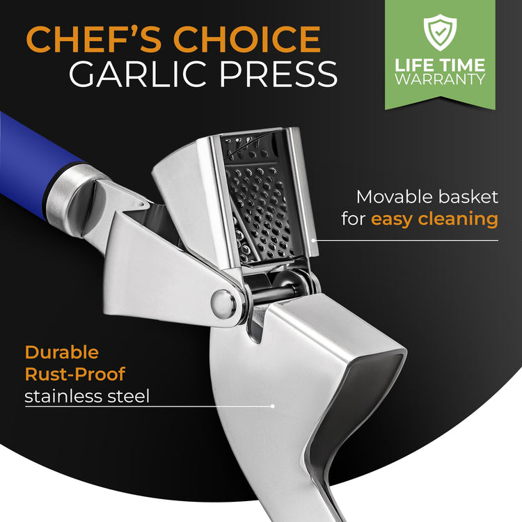 Garlic Press and Peeler Set