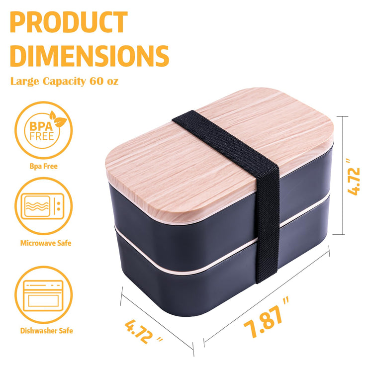 Bento Box with Lunch Bag Microwavable All