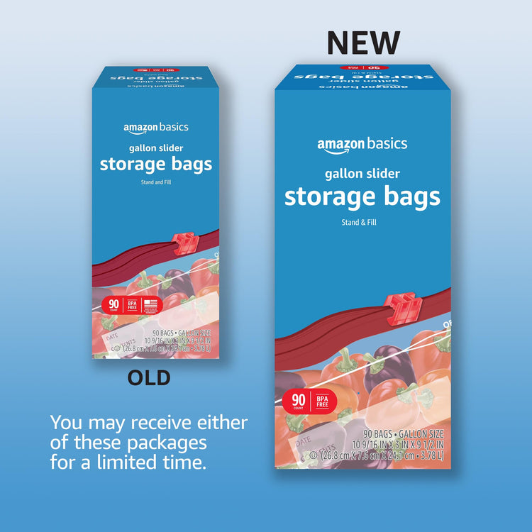 Slider Gallon Food Storage Bags (90 Count)