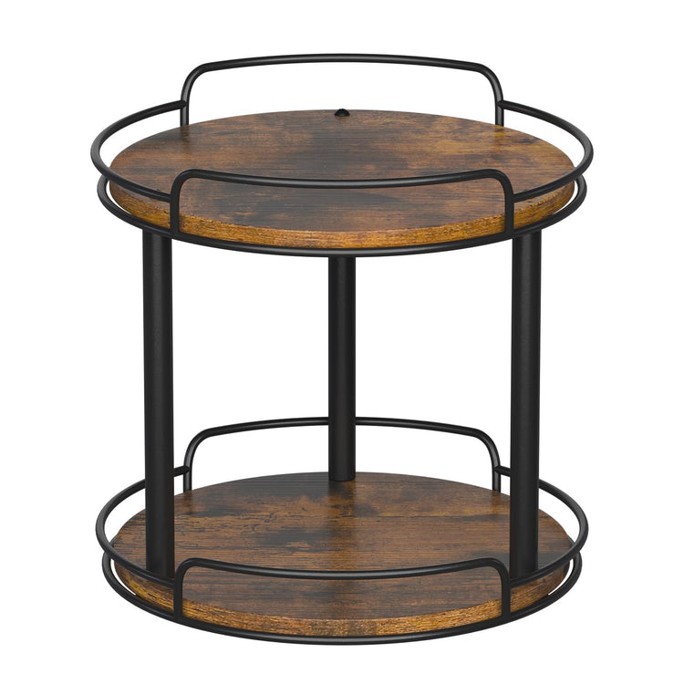 10'' Wood Lazy Susan Turntable Organizer for Cabinet