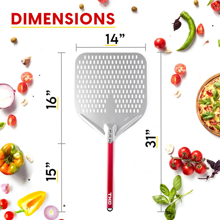 14” Perforated Pizza Peel