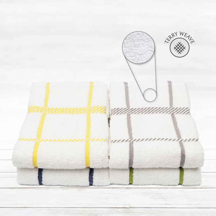 100% Cotton Terry Dish Towels (4 Count)