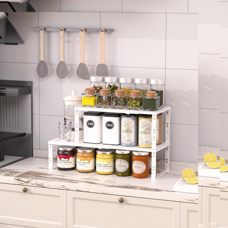 Heavy Duty Adjustable Metal Shelf Organizer