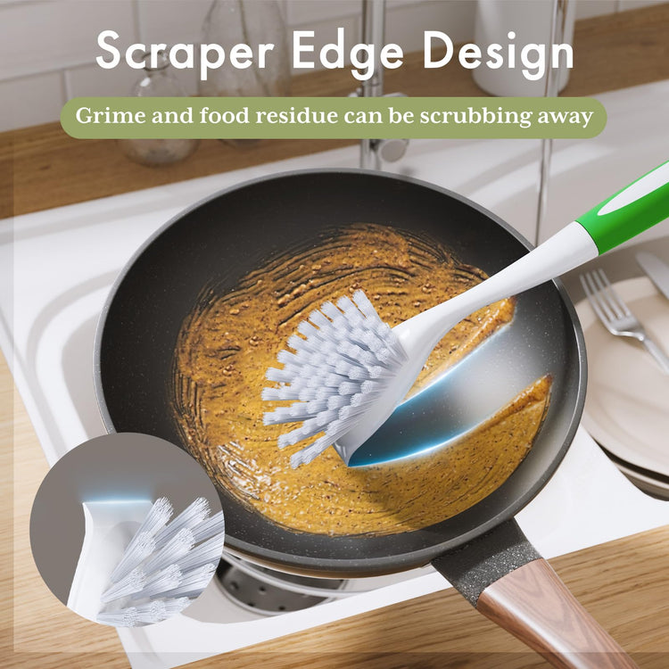 Dish Brush with Handle (2 Count)