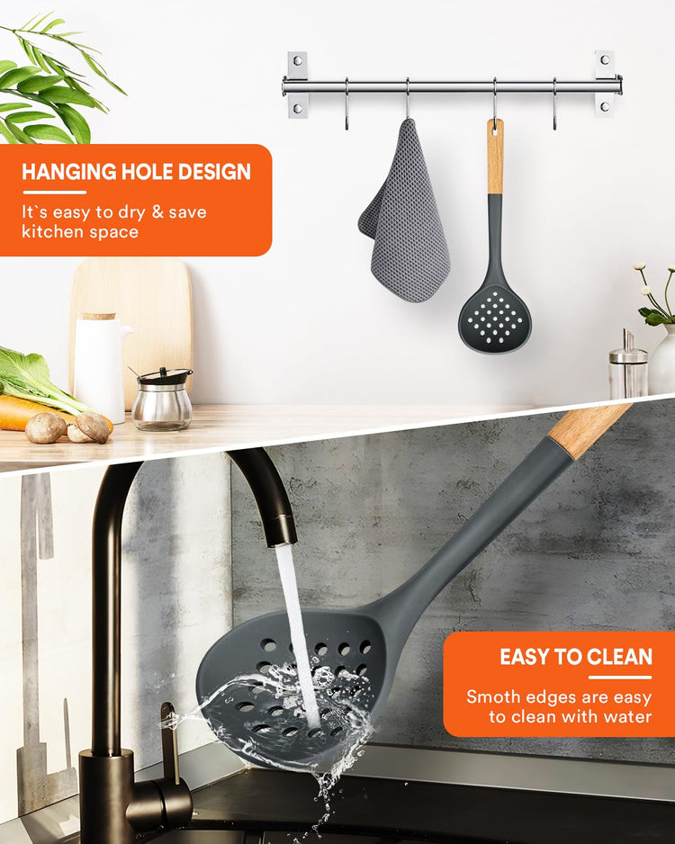 Silicone Kitchen Ladle Strainer