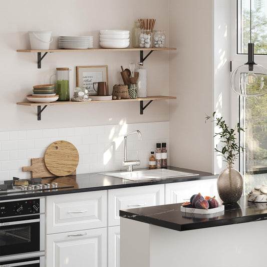 Long Wall Shelves (2 Count)