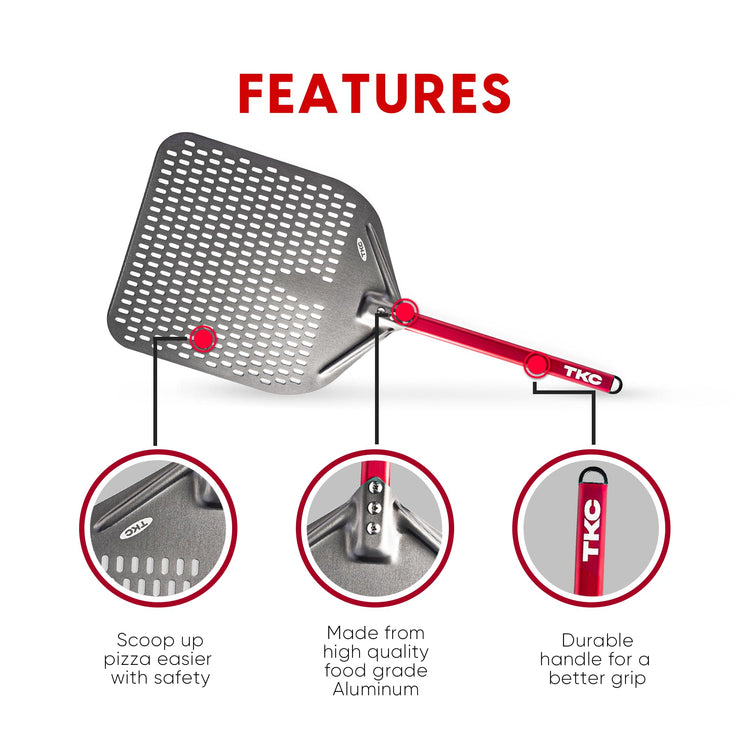 14” Perforated Pizza Peel