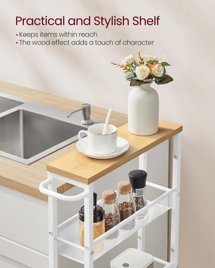 Slim Rolling Cart